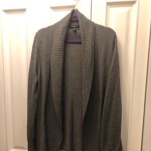 Lands End Wool Cardigan gray size L